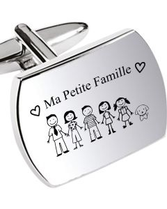 Boutons de manchette ma petite famille